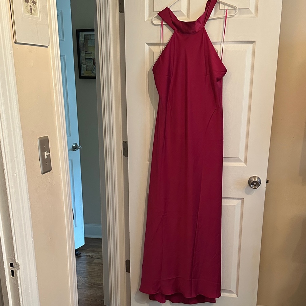 Banana Republic Fuchsia Maxi Dress